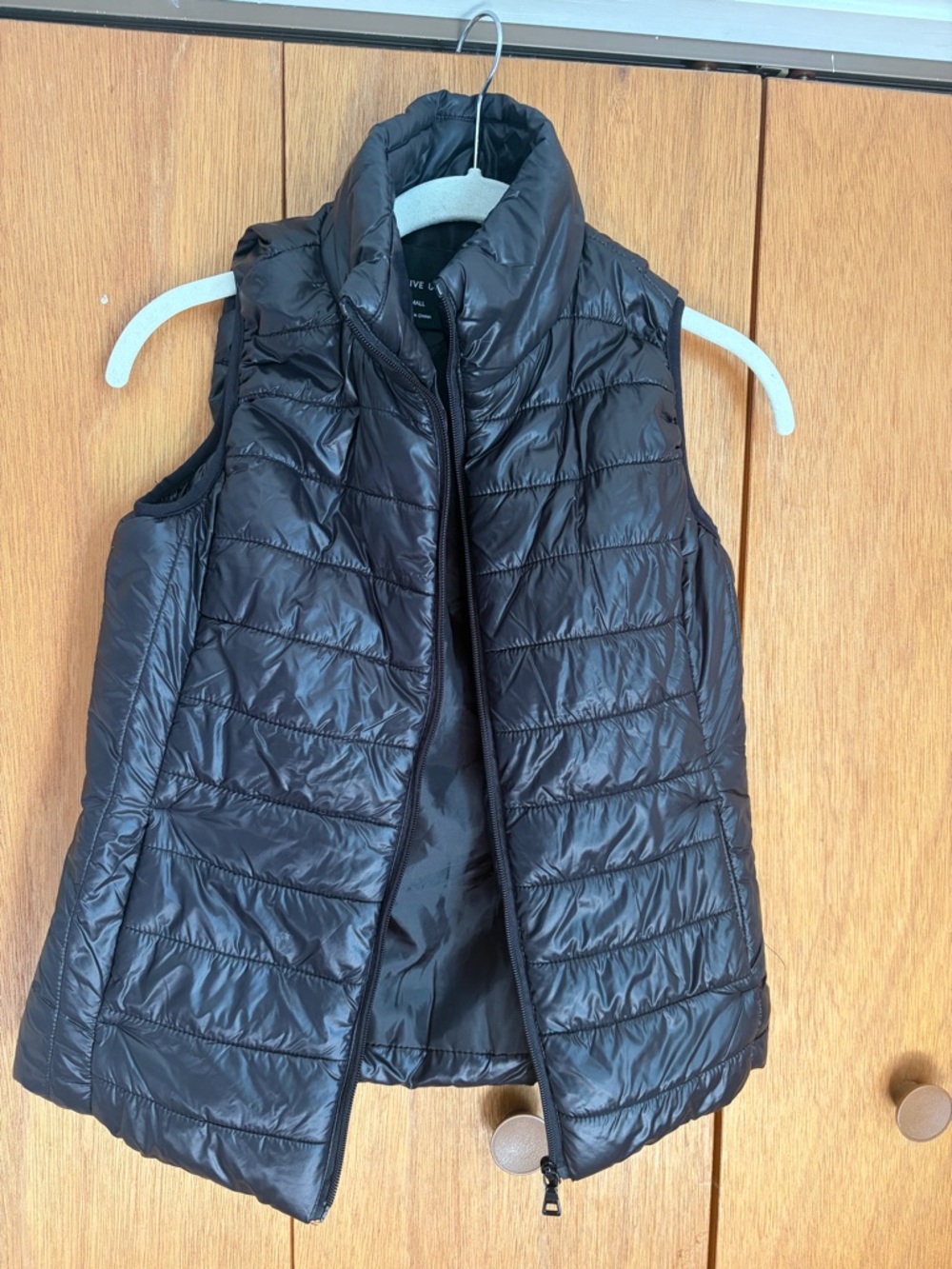 Black Quilted Vest